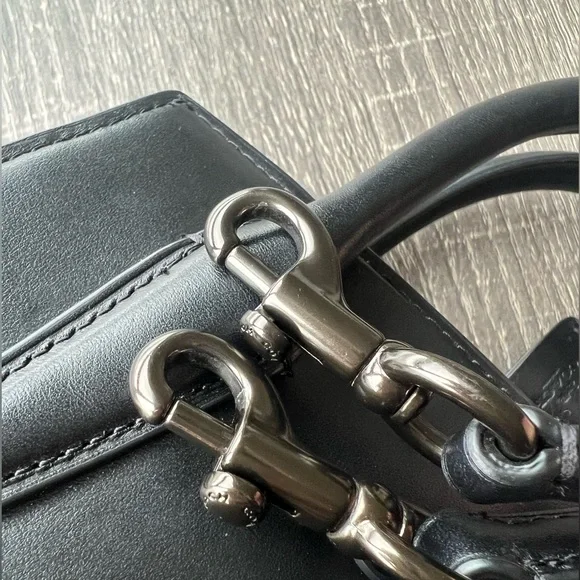 Coach Andrew carryall satchel in black - Picture 9 of 12